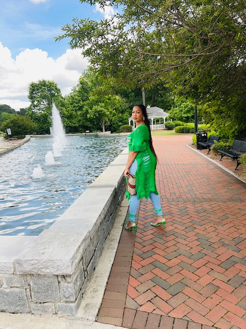 "TATYIANA" Green Tunic