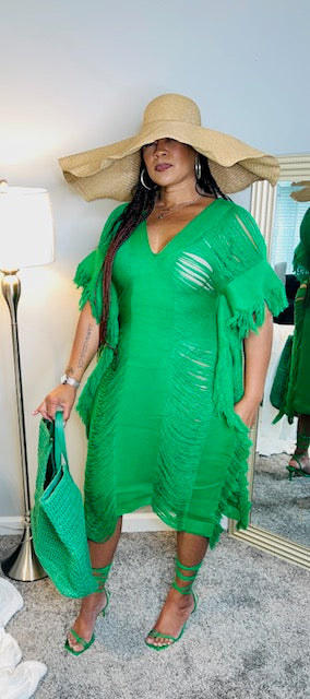 "TATYIANA" Green Tunic